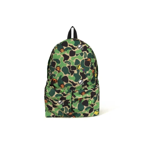 BABY MILO STORE BY A BATHING APE Ткань Рюкзак Женские Зеленый