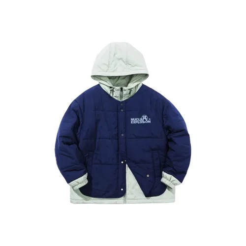 NUCLEAR EXPLOSION С капюшоном пуховая куртка пальто унисекс