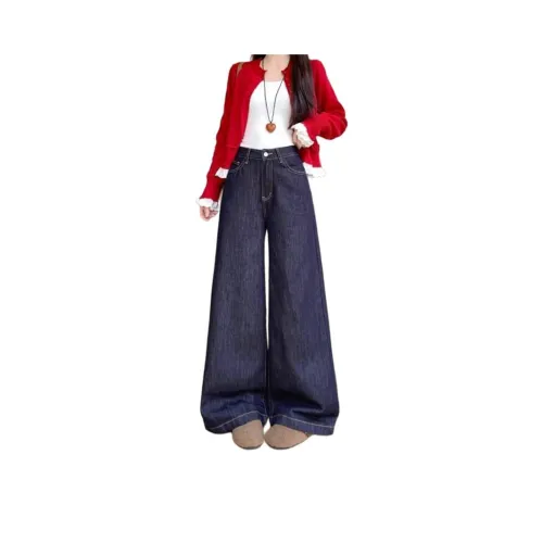 JOPPTI Blue Women's Jeans JOPPTI Синий Женские Джинсы