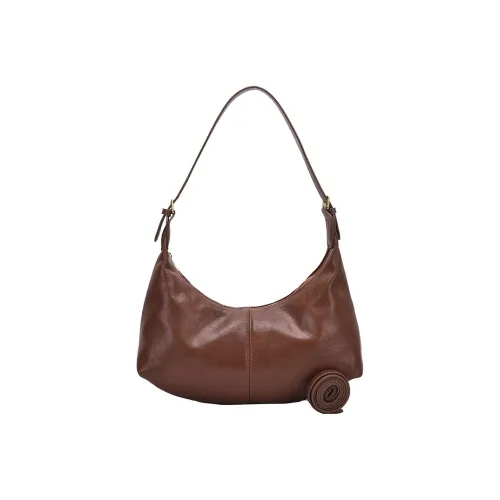 WRELS ПУ (полиуретан) Пельменная сумка Стандартная Грязно-коричневый