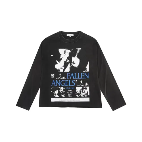 HRDW Промытый Черный Унисекс T-Рубашки