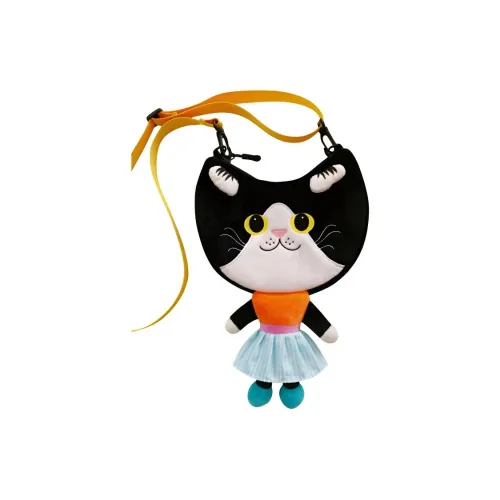 UODYCOCO Плюшевый Crossbody Сумка Стандартная Женская Черный Белый