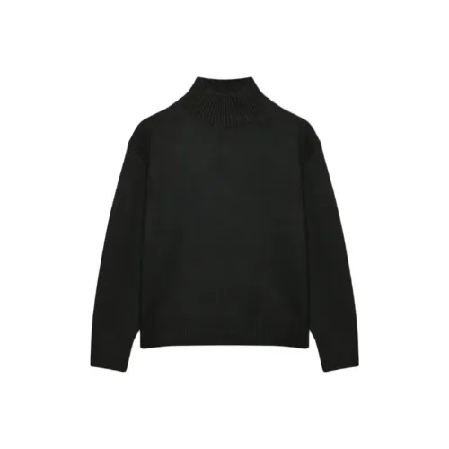 ARITZIA FW25 Essential Мериносовая шерсть Mockneck Свитер Женские