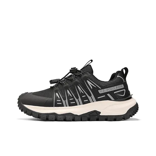 U.S. POLO ASSN. Высота увеличивается устойчивая к истиранию противоскользящая низкий топ повседневная обувь мужская