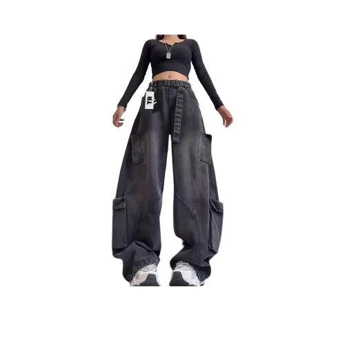 TR Черный Унисекс Джинсы