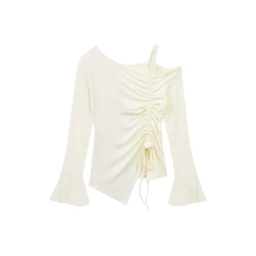 IUNOP Нерегулярный Slim Fit Подкладочная ткань Топ Женские