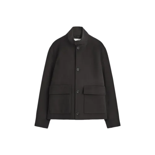 COS Темно-коричневый Мужская Куртка