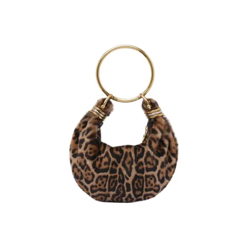 Chloe Шерсть Сумка Мини Женские Джунгли Коричневый