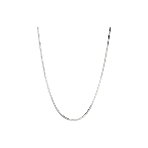 Cooraree Титановые стальные ожерелья унисекс серебряные