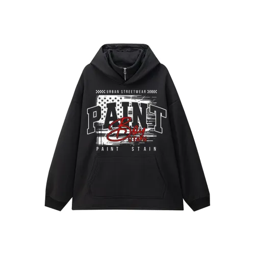 PAINT STAIN Черный Унисекс Свитшоты