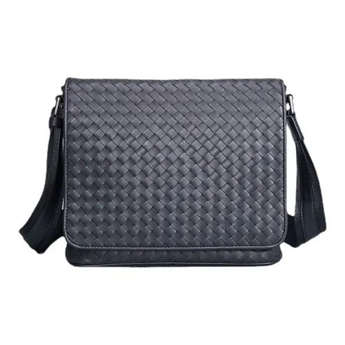 DOSRFINI Сумка через плечо из коровьей кожи стандартная мужская черная