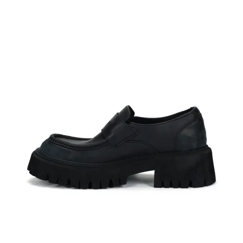 Balenciaga Tractor Лоферы Мужской Черный