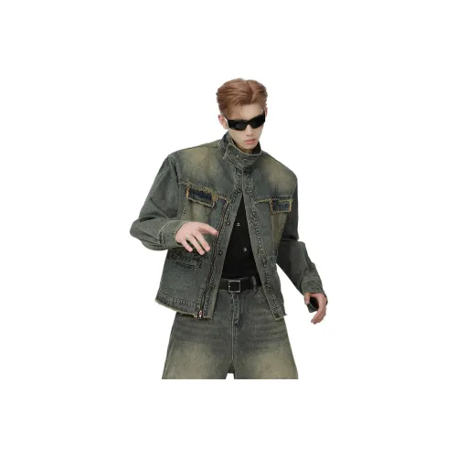 PISYPOX Синий Унисекс Джинсовые куртки