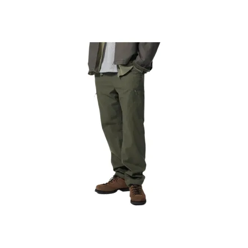 UNIQLO Темно-оливковые мужские повседневные брюки