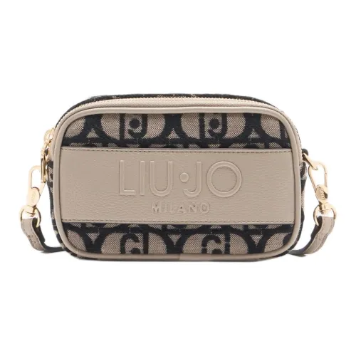 LIU·JO Полиуретановая смола с полиэстером сумка через плечо мини женский бежевый и черный