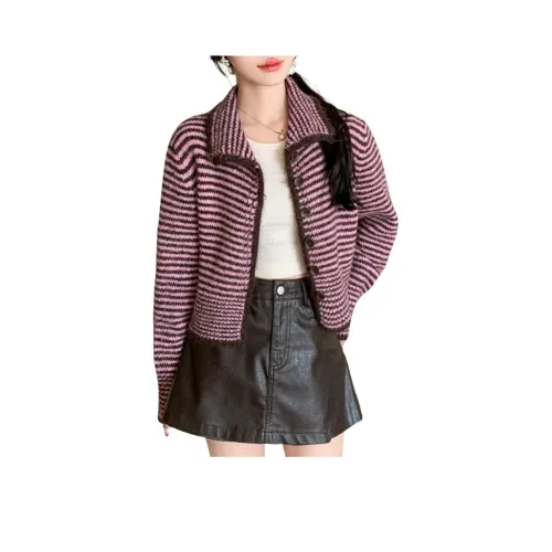 HUICUIGE Розовый Женский Трикотаж