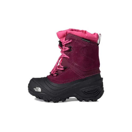 The North Face Alpenglow 5 Амортизация Износостойкая Высокая Обувь для Уличных Скаканий Фиолетовая Детская