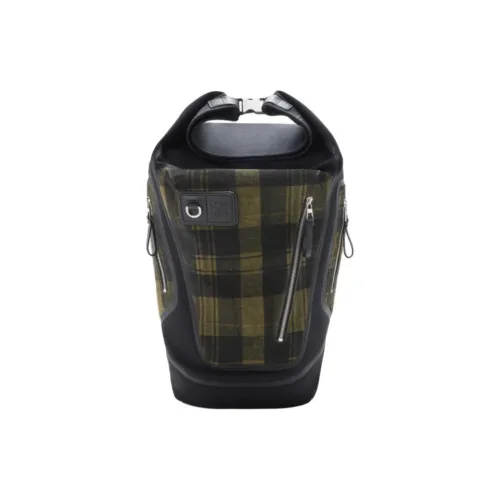 LOEWE Холст Рюкзак Мужской Хаки Черный