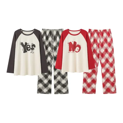 YIROUQING Пара Пижама Унисекс