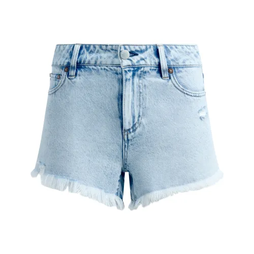 ALICE+OLIVIA WARREN HIGH RISE Деним CUTOFF Короткие Джинсовые Шорты Женские