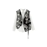 Чёрный Белый Полосы