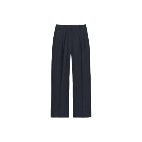 ZARA Морской синий Женские Повседневные Брюки