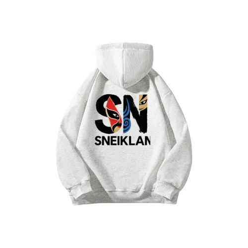 SNEIKLAU Серый Унисекс Свитшоты