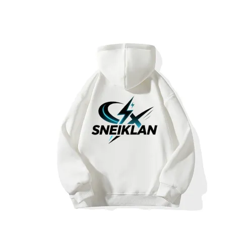 SNEIKLAU Белый Унисекс Свитшоты