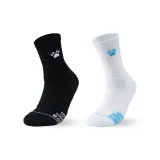 2 пачки носков без рисунка (черный + белый, синий)