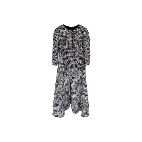 CHANEL 19K Короткое платье с короткими рукавами Женское