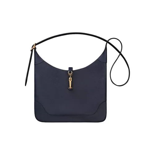 HERMES Комбинированный Evercolor Телячья кожа Сумка на плечо Женские 2Z BLEU NUIT Полночный синий