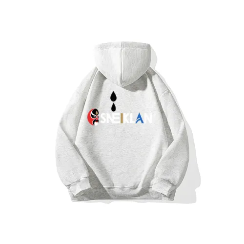 SNEIKLAU Серый Унисекс Свитшоты