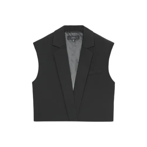 ZARA Черные Женские Майки