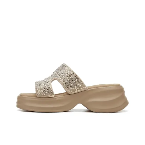 DAPHNE EVA Rhinestone Abrasion-resistant Slip-on Women's