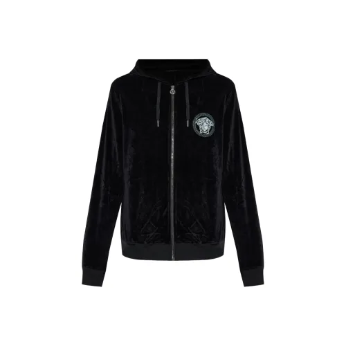 VERSACE Мужские черные свитшоты