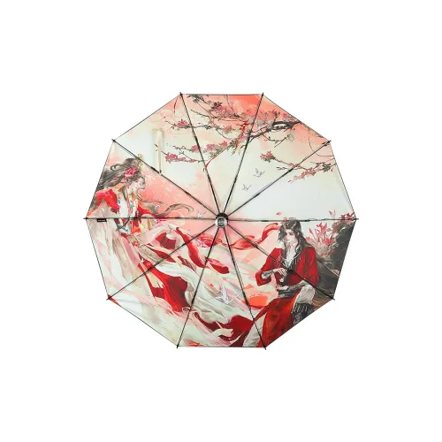 ingyunshi Небесное благословение Tianyun Фарфор Удача Автоматический Зонт Аниме мерч