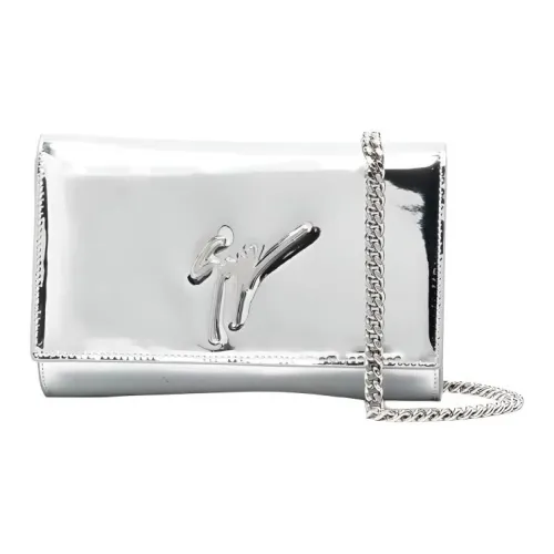 Giuseppe Zanotti GZ ПУ (полиуретан) Полиэстер Одно плечо Через плечо Клатч Women's Silver