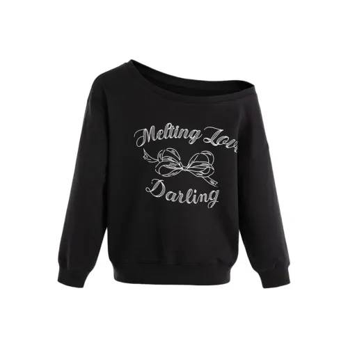 CHARM GLOW Темно-синие женские свитшоты