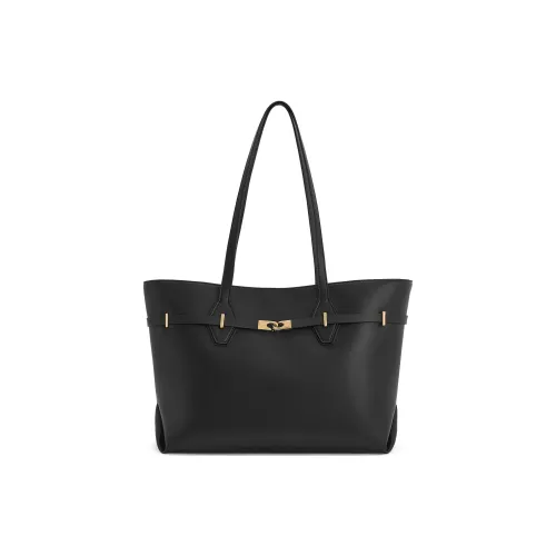 CHARLES KEITH ПУ (полиуретан) Сумка через плечо Большая Женская Черная