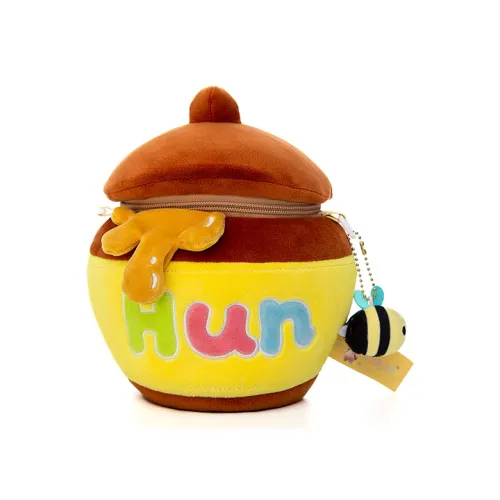 WXRX Плюшевые сумки через плечо кофейного и хаки цвета