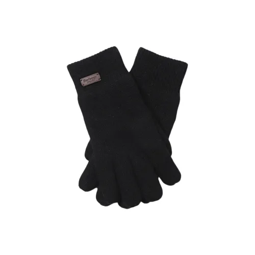 BARBOUR Шерсть Вязаные Перчатки Мужские Черные