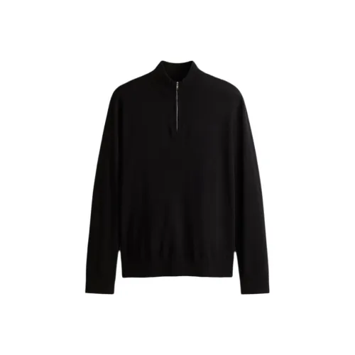 H M Черные Мужские Свитера