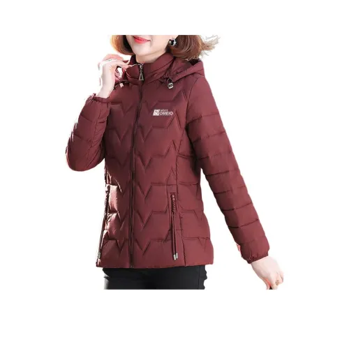 The Temptation Of The Muse Воротник-стойка С капюшоном Пуховая куртка Женская