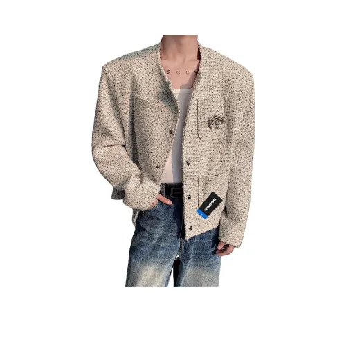 WKOOG Светло-серый унисекс куртки