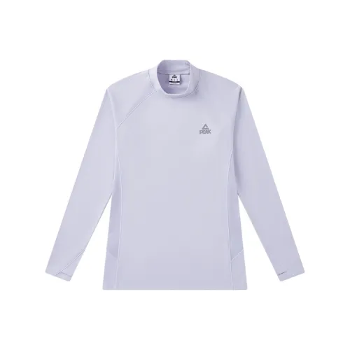 Пиковый серый синий мужские беговые футболки T-рубашки