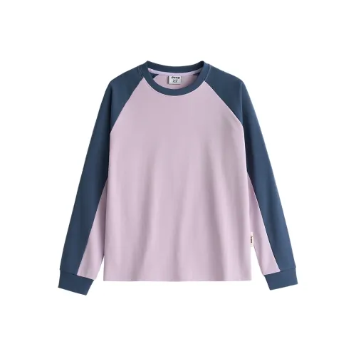 JEEP Street Biking Collection Светло-фиолетовые школьные футболки T-рубашки