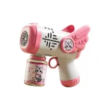 Розовый, милый, кошка, пузырьки, пистолет