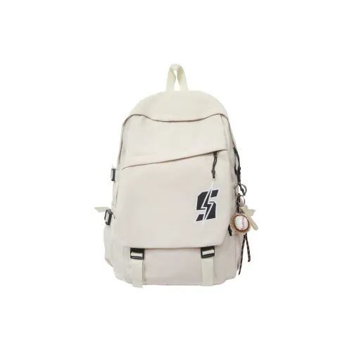 Single Warehouse Нейлон Рюкзак Стандартный Унисекс Белый Красный Серый Черный