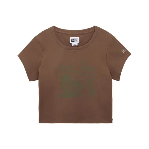 New Era Коричневый Женские T-рубашки