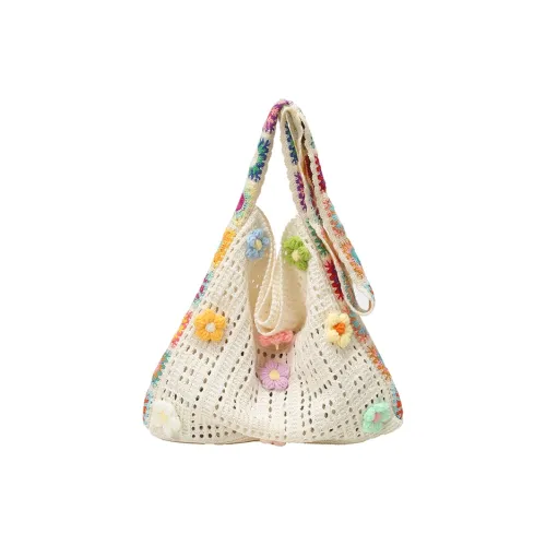 SHIJIA Вязаная ткань Сумка через плечо Стандартная Женская Многоцветная